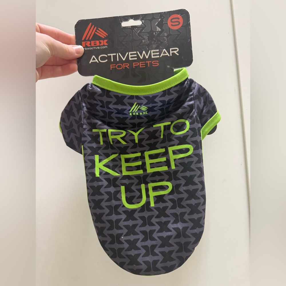 RBX Black and Green Pet Activewear